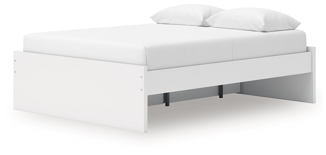 Ashley Express - Onita Queen Platform Bed with 1 Side Storage