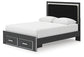 Zuraleus Queen Upholstered Panel Storage Bed