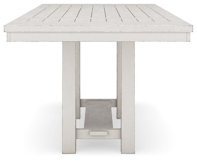 Robbinsdale Counter Height Dining Table and 10 Barstools