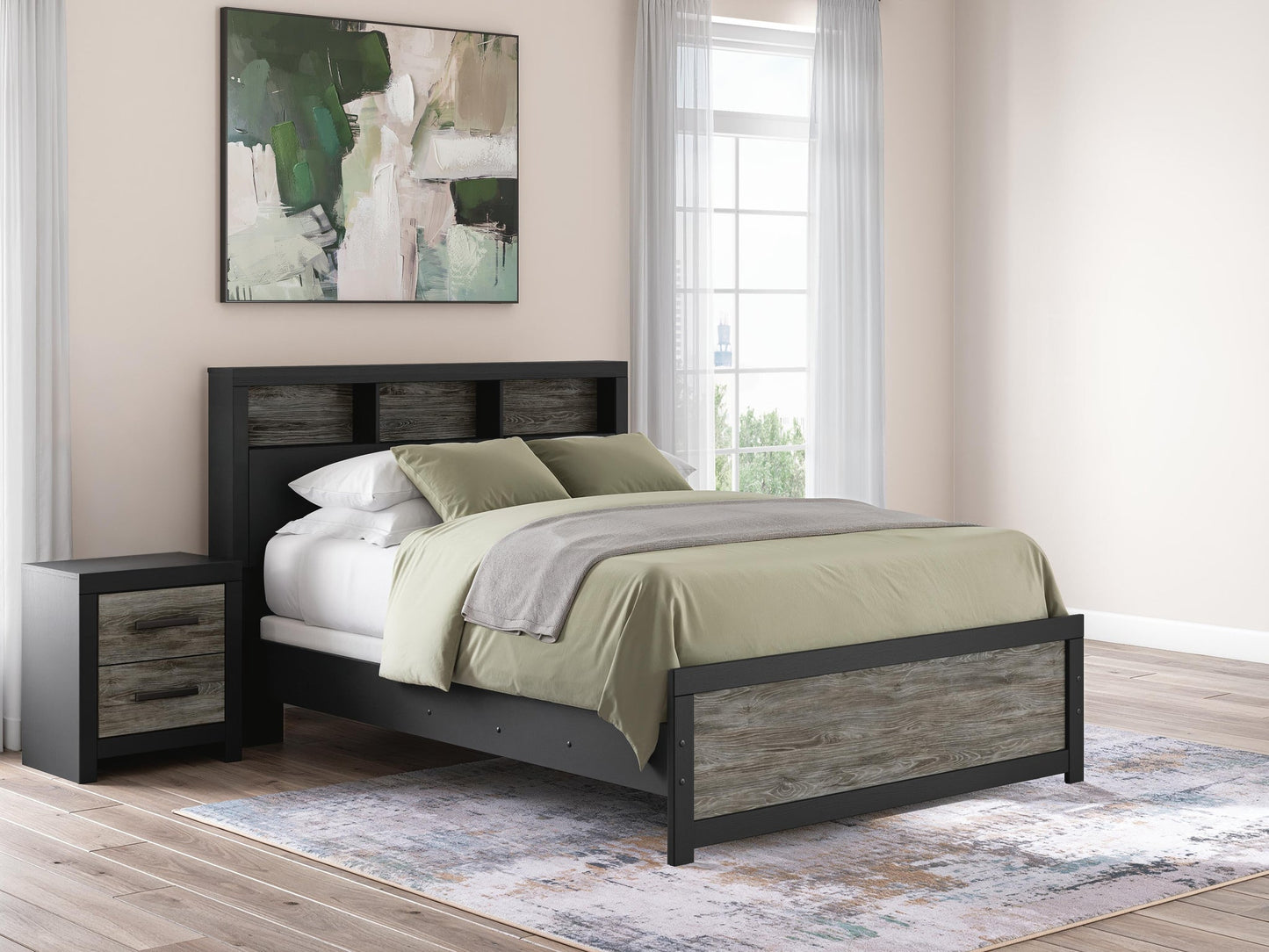 Ashley Express - Broachmyn Queen Bookcase Panel Bed