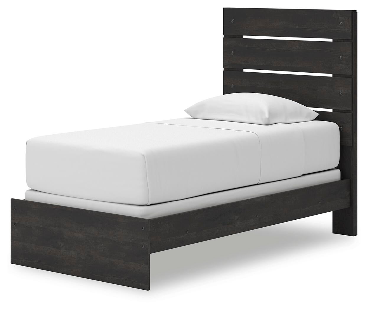 Hollivern Twin Panel Bed, Dresser, Mirror and Nightstand