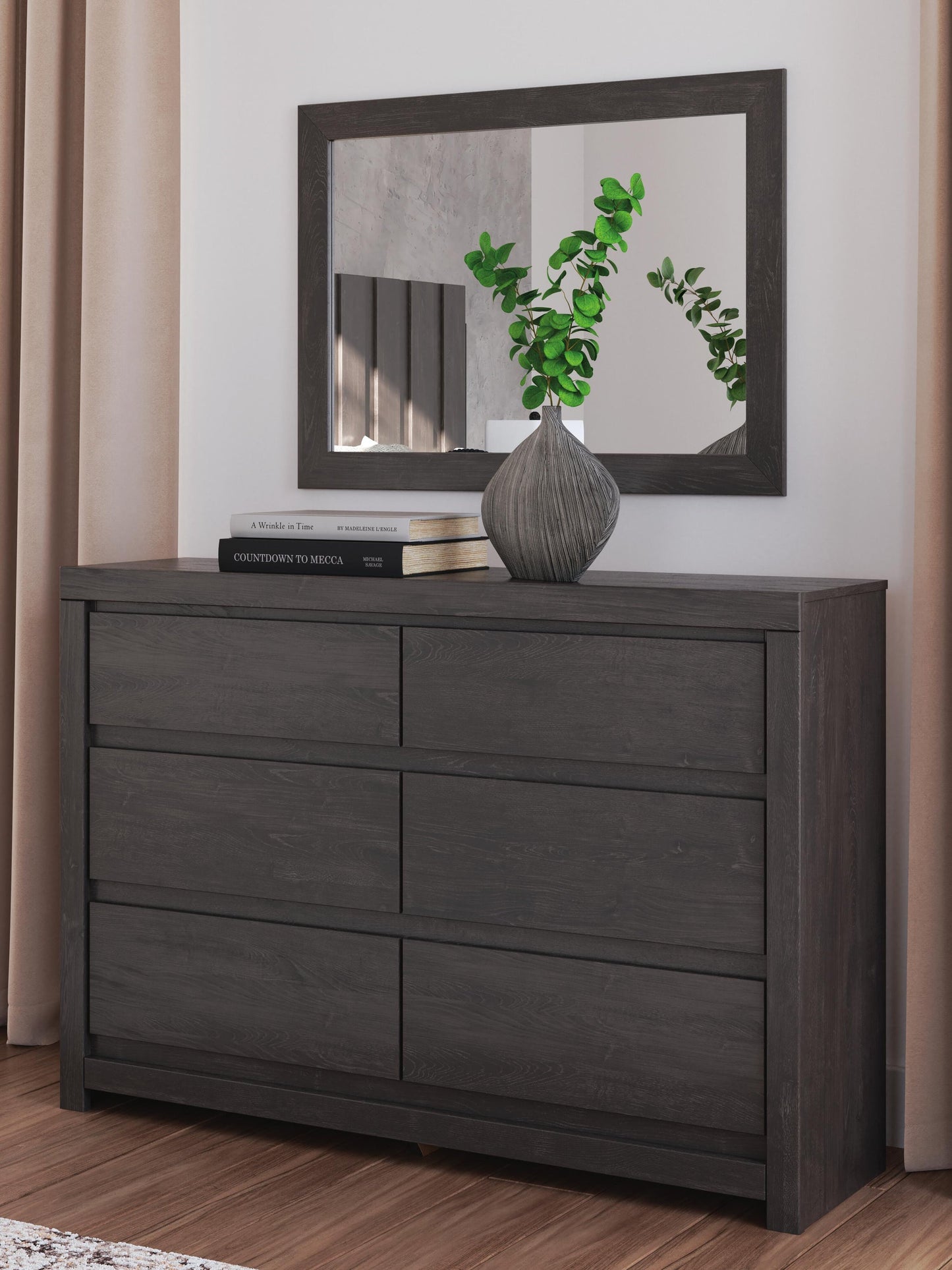 Parlayon King Panel Bed, Dresser, Mirror and Nightstand