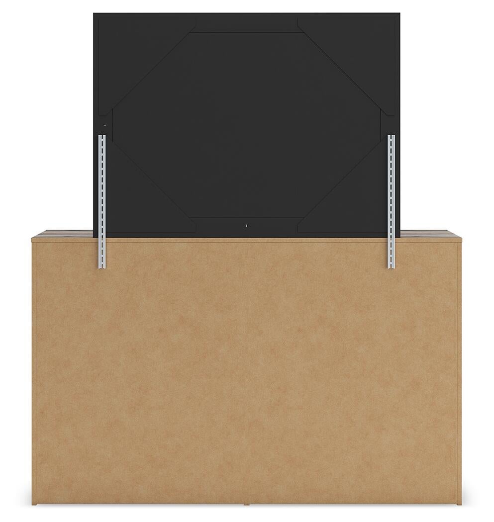 Urbanoore Full Panel Bed, Dresser, Mirror and Nightstand
