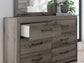 Urbanoore Full Panel Bed, Dresser, Mirror and Nightstand