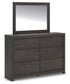 Parlayon Queen Panel Bed, Dresser and Mirror