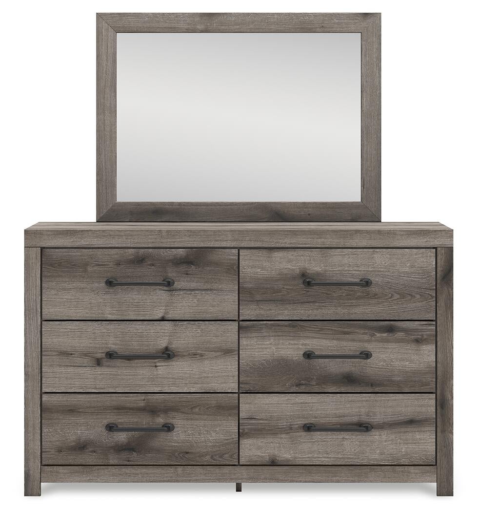 Urbanoore Full Panel Storage Bed, Dresser, Mirror and Nightstand