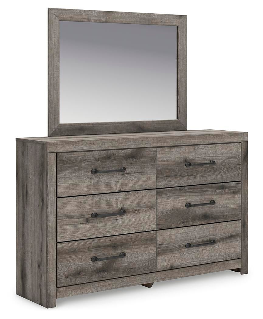 Urbanoore Full Panel Storage Bed, Dresser, Mirror and Nightstand