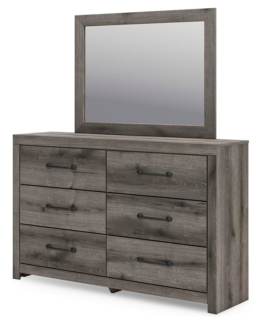 Urbanoore Twin Panel Bed with Storage, Dresser, Mirror, Chest and Nightstand