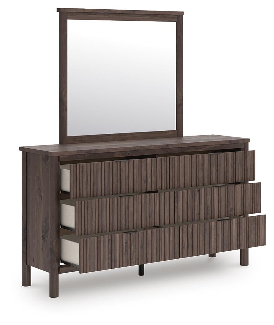 Cadmori Full Panel Bed, Dresser, Mirror, Chest and Nightstand