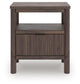 Cadmori King Upholstered Panel Bed, Dresser, Mirror and Nightstand