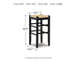 Ashley Express - Mirimyn Tall Stool (2/CN)