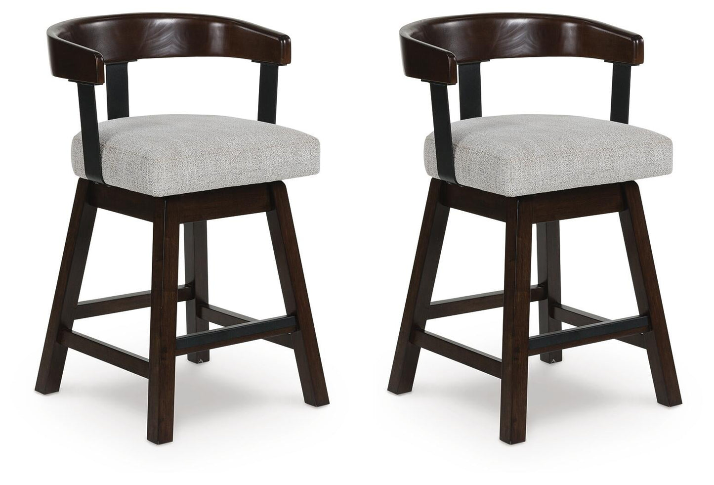 Ashley Express - Haddigan UPH Swivel Barstool (2/CN)
