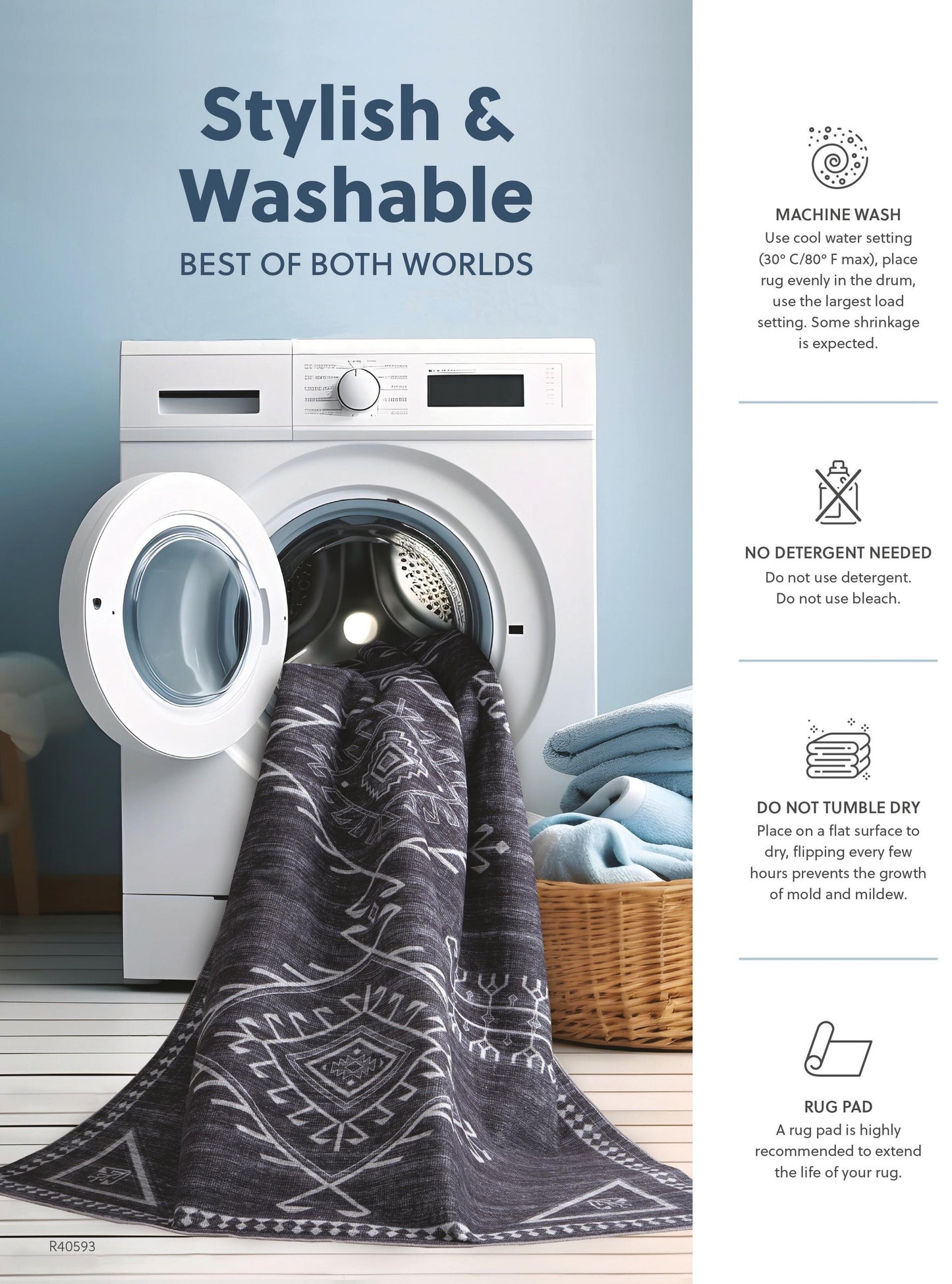 Ashley Express - Henchester Washable Medium Rug