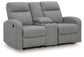Gauntlet DBL Rec Loveseat w/Console