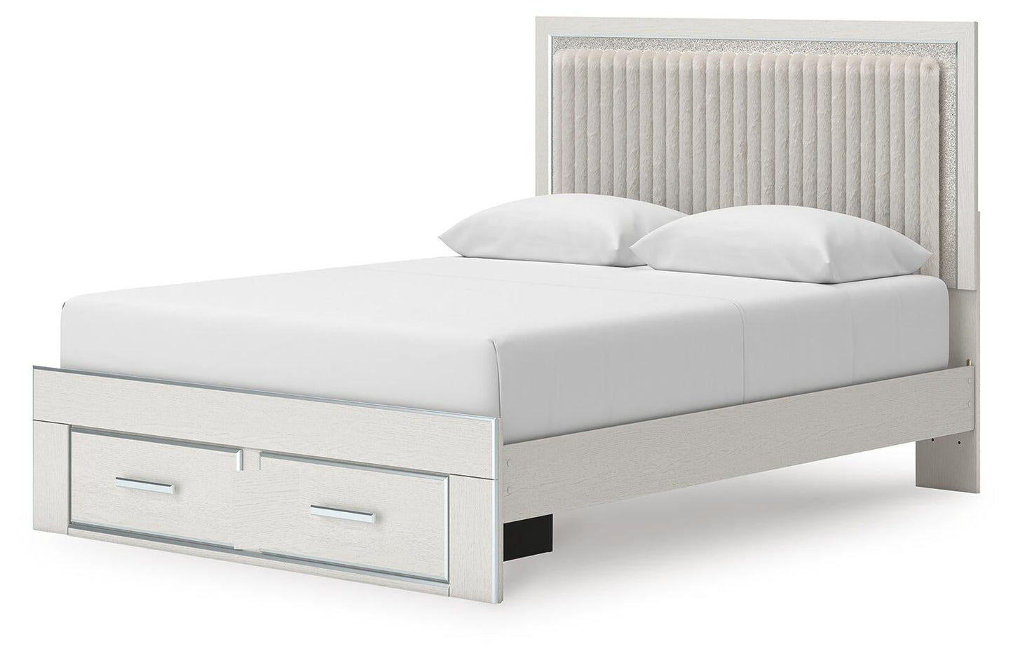 Zuraleus Queen Upholstered Panel Platform Storage Bed