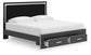 Zuraleus King Upholstered Panel Storage Bed