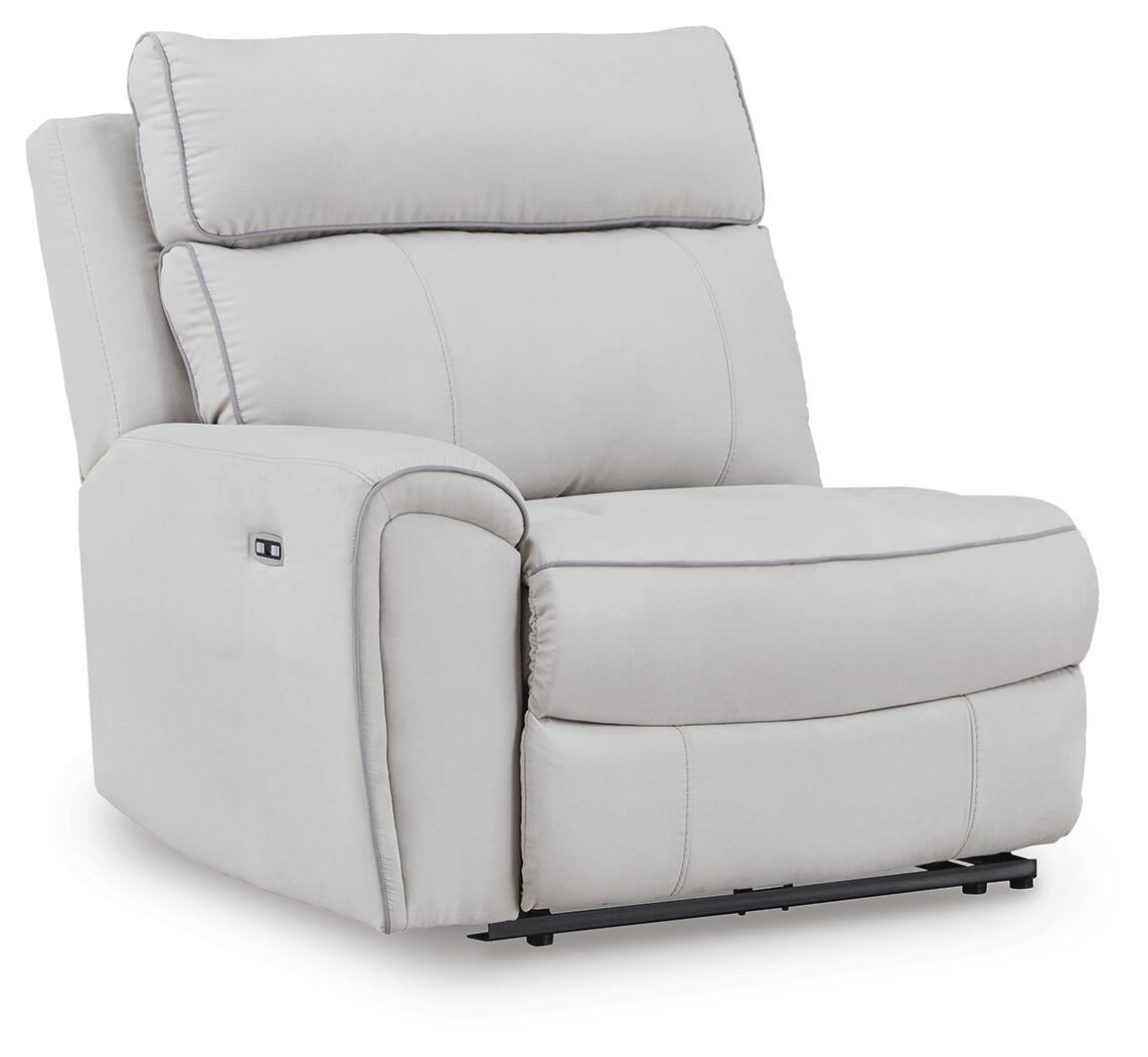 Social Pointe 7-Piece Reclining Sectional with Storage Consoles