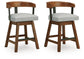Ashley Express - Ralene UPH Swivel Barstool (2/CN)