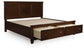 Danabrin California King Panel Storage Bed