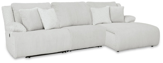 Top Tier 3-Piece Reclining Sectional Chofa