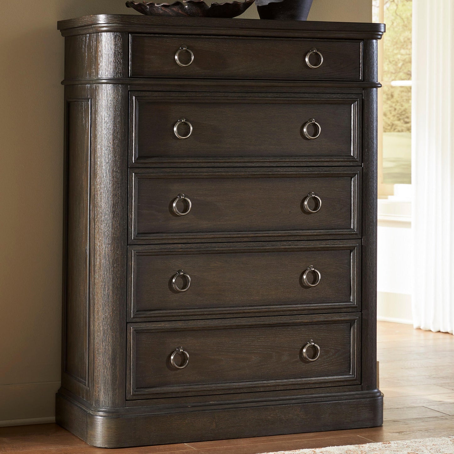 Wickenger Five Drawer Chest