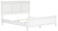 Fortman California King Panel Bed with Mirrored Dresser and Chest